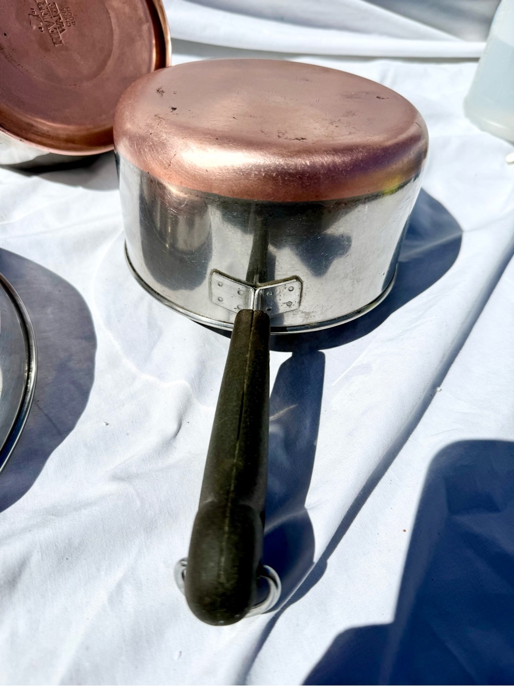 Revere Ware Stainless Copper Clad Pot and Pan Set - Picture 11 of 12